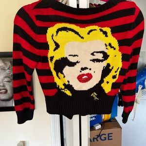Betsy Johnson Marylin Monroe cardigan